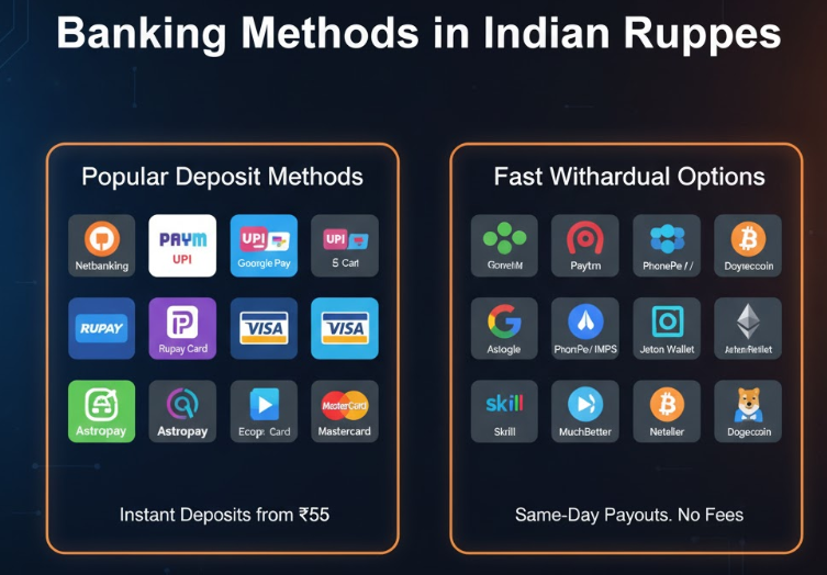 Banking Methods in Indian Rupees