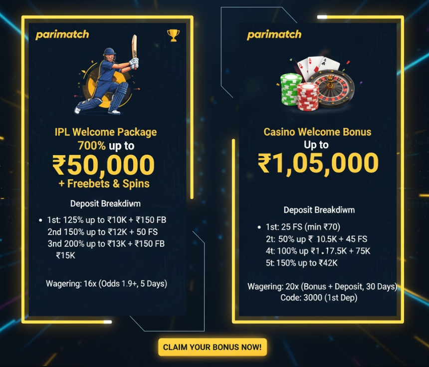 Parimatch Bonuses & Promotions
